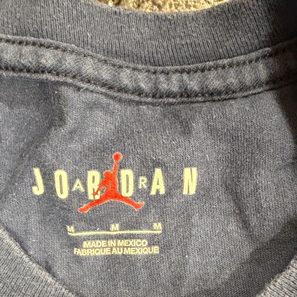 Jordan Navy Tee with Logo